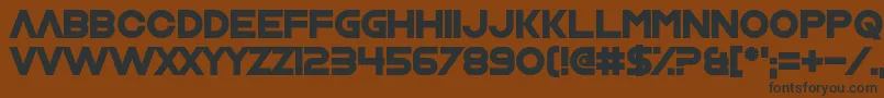 Nrvsbrkdwn Font – Black Fonts on Brown Background