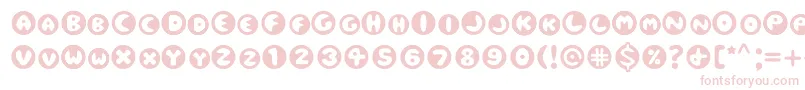 Eclipse Font – Pink Fonts on White Background
