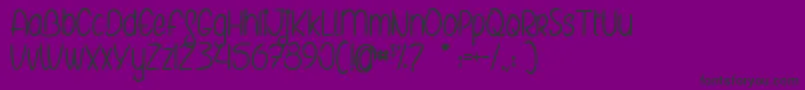 Lisätietoja TheElvesAndTheSecretGarden-fontista TheElvesAndTheSecretGarden-fontti – mustat fontit violetilla taustalla
