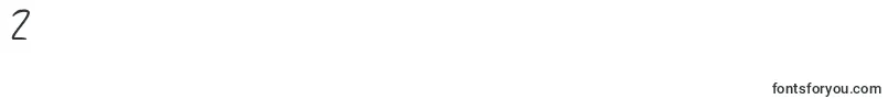 TheElvesAndTheSecretGarden-Schriftart – Schriften für die Ziffer 2