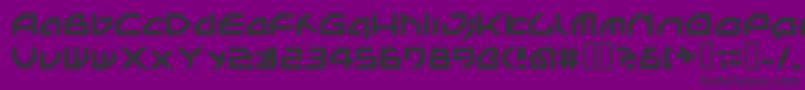 Nextgames Font – Black Fonts on Purple Background