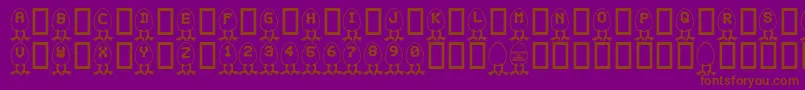 Подробнее о шрифте Rmegg ffy Шрифт Rmegg ffy – коричневые шрифты на фиолетовом фоне