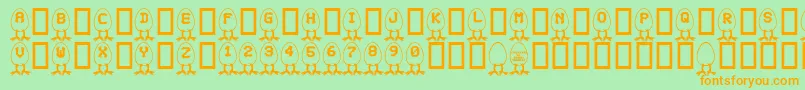 En savoir plus sur la police Rmegg ffy Police Rmegg ffy – polices orange sur fond vert