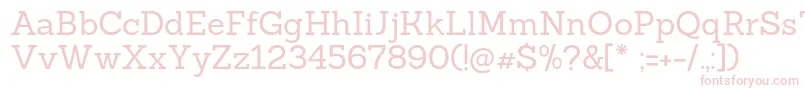 Sanchezregular Font – Pink Fonts on White Background