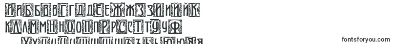 ArtNouveauInitial-Schriftart – bulgarische Schriften