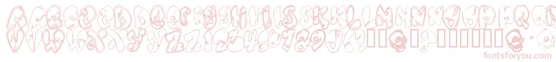 Chankens Font – Pink Fonts on White Background