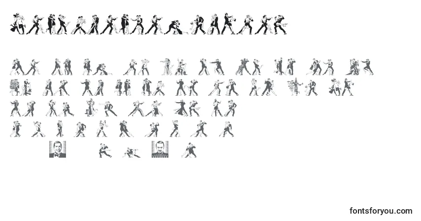 Schriftart TangomaniacsLtDay – Alphabet, Zahlen, spezielle Symbole