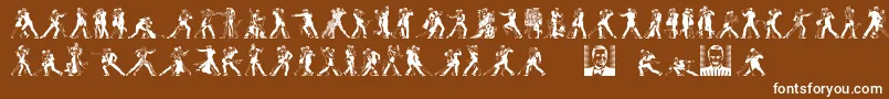 TangomaniacsLtDay Font – White Fonts on Brown Background