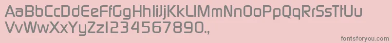 TqfPcmedium Font – Gray Fonts on Pink Background