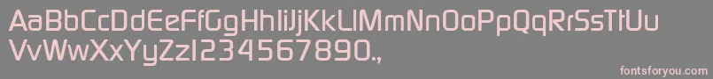TqfPcmedium Font – Pink Fonts on Gray Background