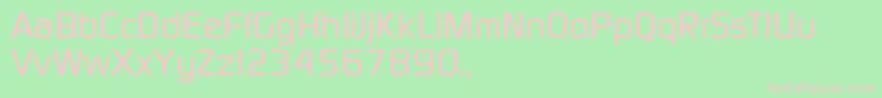 TqfPcmedium Font – Pink Fonts on Green Background