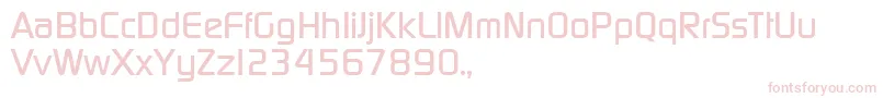 TqfPcmedium Font – Pink Fonts on White Background