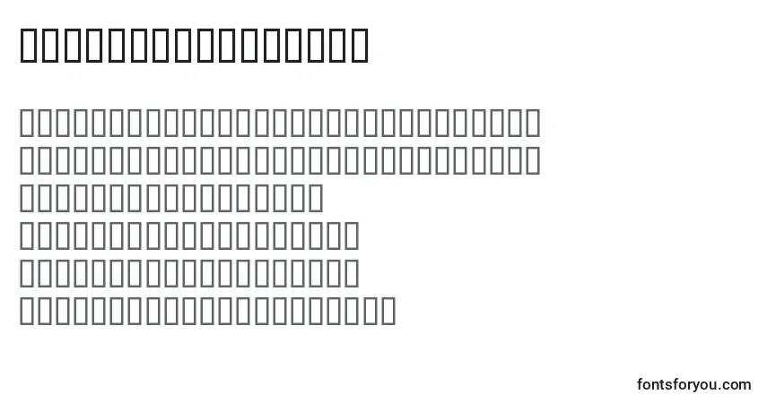 Шрифт SerifBlackitalic – алфавит, цифры, специальные символы
