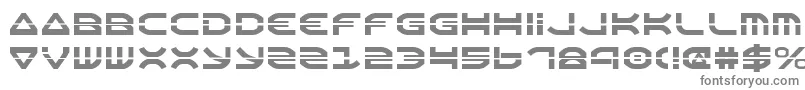 Oberon Laser-fontti – harmaat kirjasimet valkoisella taustalla