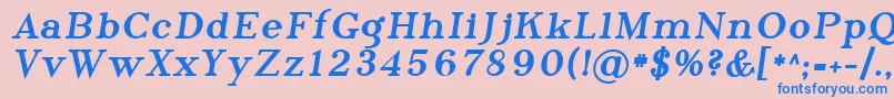 Sfphosphorustribromide Font – Blue Fonts on Pink Background