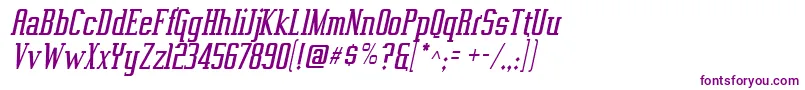 Police VahikaItalic – polices violettes