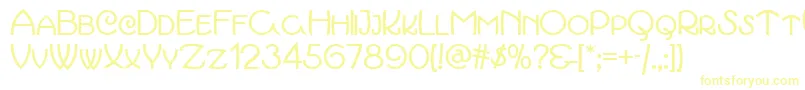 More about March Font March Font – Yellow Fonts on White Background
