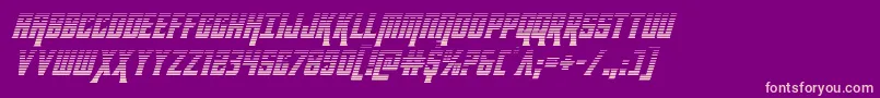 Kondorgradital Font – Pink Fonts on Purple Background