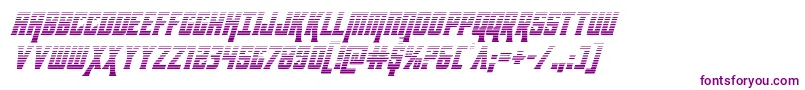 Kondorgradital Font – Purple Fonts on White Background