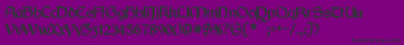 CyrodiilBold Font – Black Fonts on Purple Background