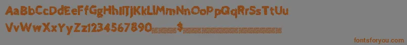 En savoir plus sur la police Deliciousmocha Police Deliciousmocha – polices brunes sur fond gris
