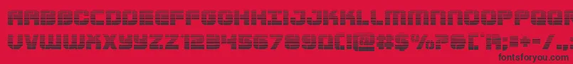 Supersubmarinegrad Font – Black Fonts on Red Background