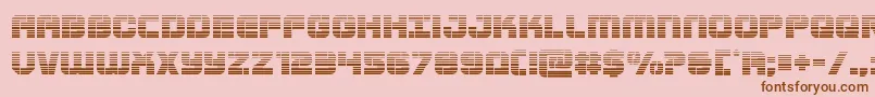 Supersubmarinegrad Font – Brown Fonts on Pink Background