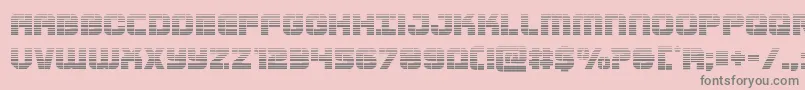 Supersubmarinegrad Font – Gray Fonts on Pink Background