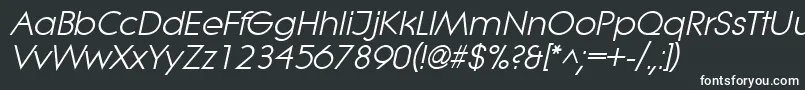 LitheItalic Font – White Fonts