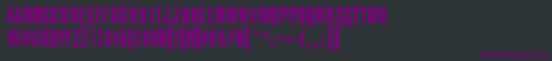 IDidItMyWayDemo Font – Purple Fonts on Black Background