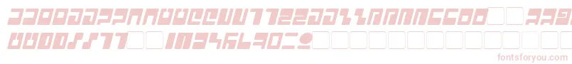 TauItalic Font – Pink Fonts on White Background
