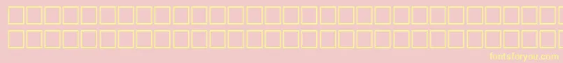 WhiteRegular Font – Yellow Fonts on Pink Background