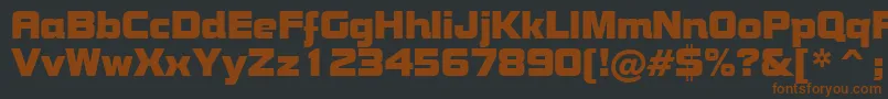 Lisätietoja BoltBoldBt-fontista BoltBoldBt-fontti – ruskeat fontit mustalla taustalla