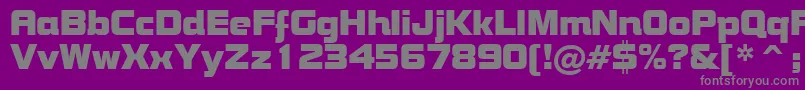 BoltBoldBt Font – Gray Fonts on Purple Background