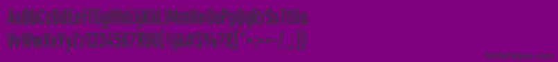 Шрифт MarianinaCnFyMedium – чёрные шрифты на фиолетовом фоне