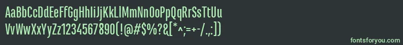 fuente MarianinaCnFyMedium – Fuentes Verdes Sobre Fondo Negro
