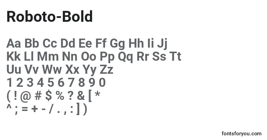 roboto bold шрифт майнкрафт