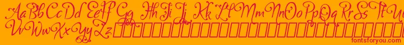Lisätietoja GabyDemo-fontista GabyDemo-fontti – punaiset fontit oranssilla taustalla
