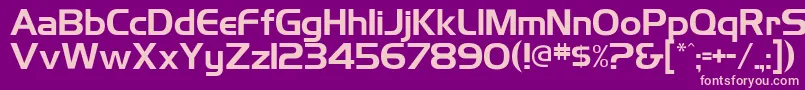 Highlandgothicflf Font – Pink Fonts on Purple Background