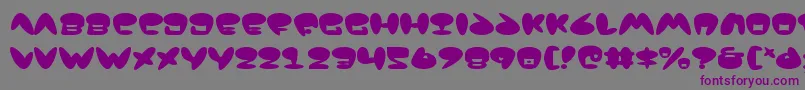 Jackv2 Font – Purple Fonts on Gray Background