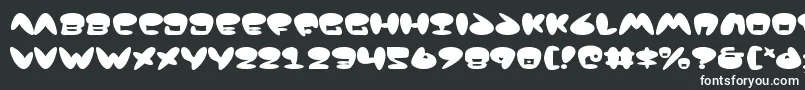 Jackv2 Font – White Fonts on Black Background