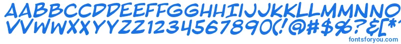 Подробнее о шрифте BlambotProItalic Шрифт BlambotProItalic – синие шрифты