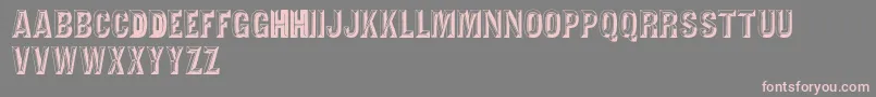 Tejaratchicaps Font – Pink Fonts on Gray Background