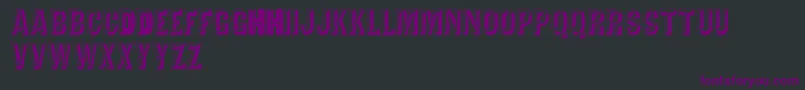 Tejaratchicaps Font – Purple Fonts on Black Background