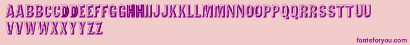 Tejaratchicaps Font – Purple Fonts on Pink Background