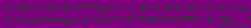 Charlesinchargegaunt Font – Black Fonts on Purple Background