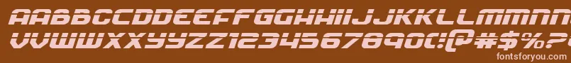 More about Soldierlaserexpandital Font Soldierlaserexpandital Font – Pink Fonts on Brown Background