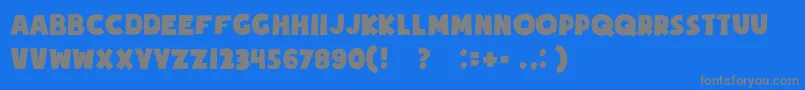 Police Soupofjustice – polices grises sur fond bleu