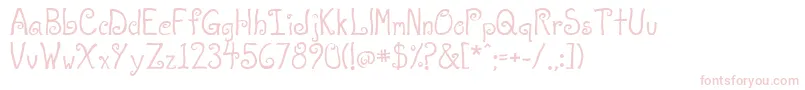Atlove-Schriftart – Rosa Schriften