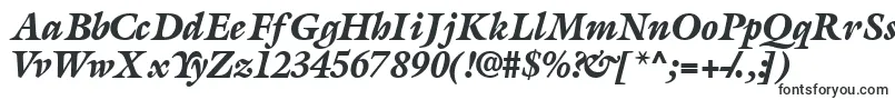 AcanthusblacksskItalic-Schriftart – Druckschriften